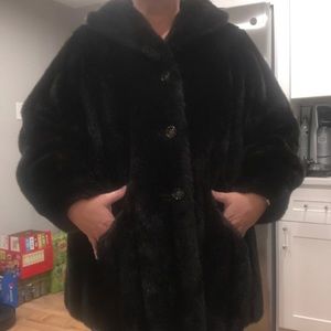 Vintage faux fur 2X